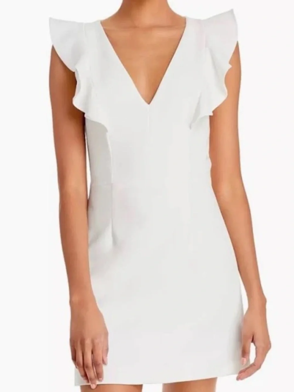 FRENCH CONNECTION WHISPER RUFFLE DRESS - Picture 1 of 5